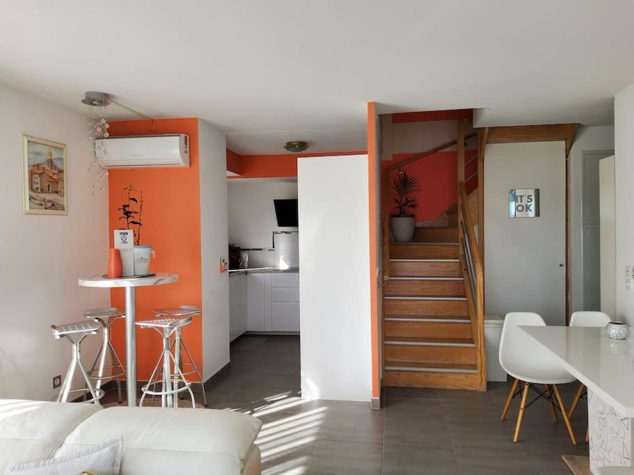 Magnifique Rooftop Duplex Climatise Familial, Aux Arceaux Montpellier Exteriör bild