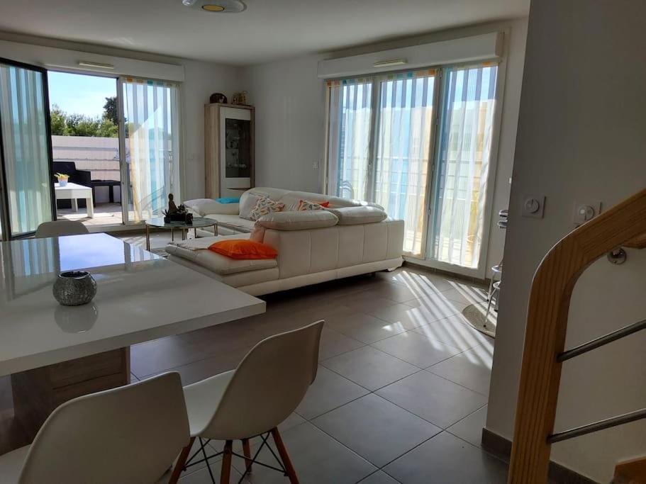 Magnifique Rooftop Duplex Climatise Familial, Aux Arceaux Montpellier Exteriör bild