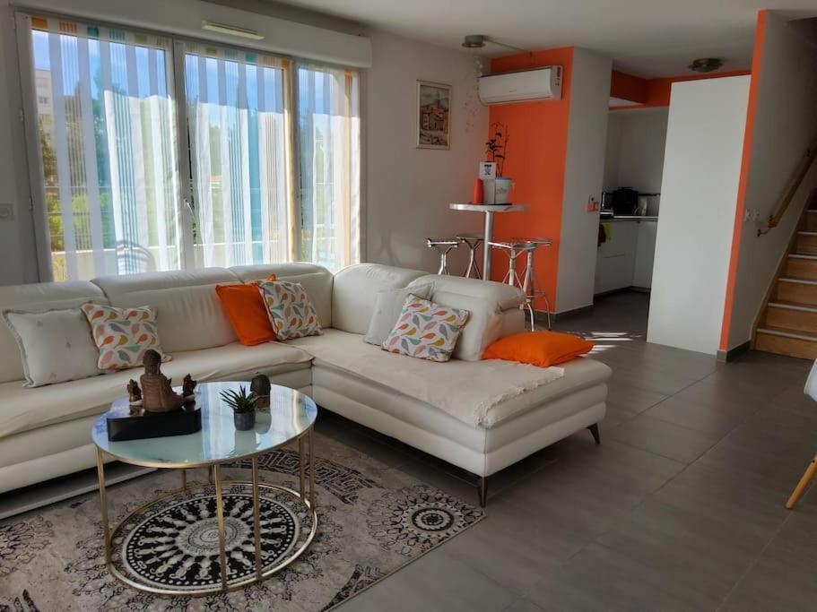 Magnifique Rooftop Duplex Climatise Familial, Aux Arceaux Montpellier Exteriör bild